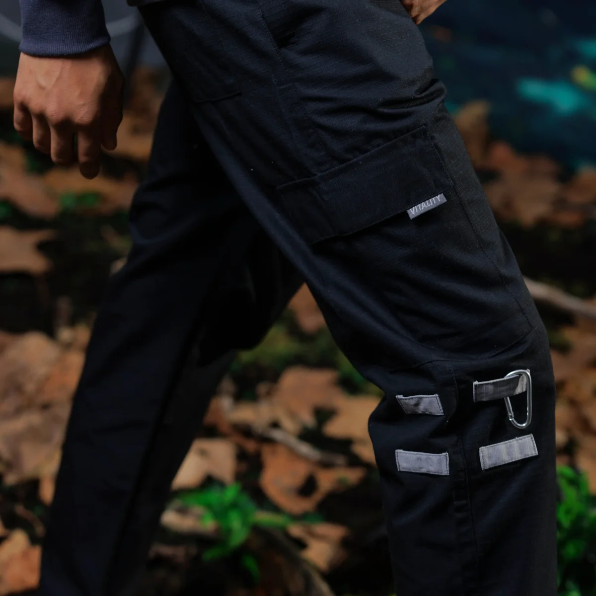 Pantalon Tech noir – Image 3