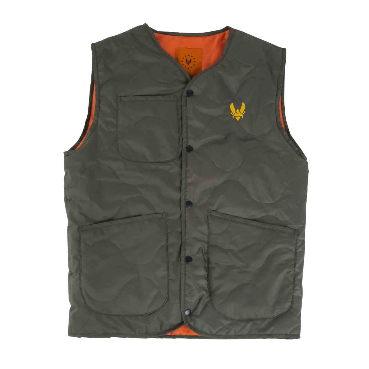 Veste sans manches Bee verte – Image 2