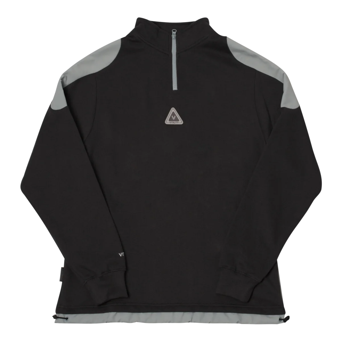 Pull à zip Light Tech noir et gris