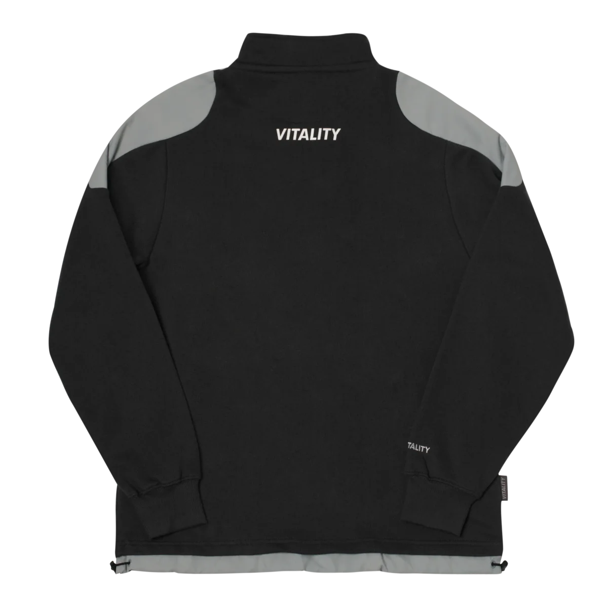 Pull à zip Light Tech noir et gris – Image 8