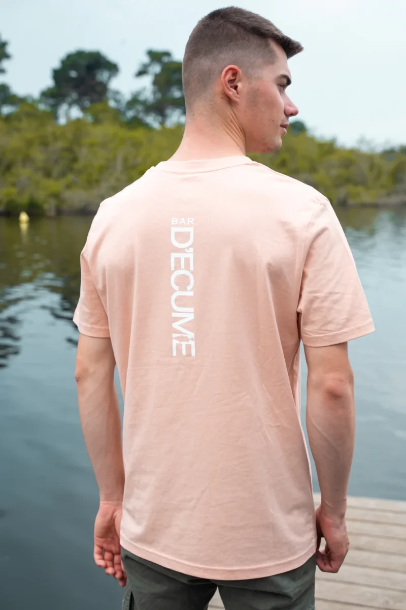 T-shirt "L'Écume" - Saumon – Image 2
