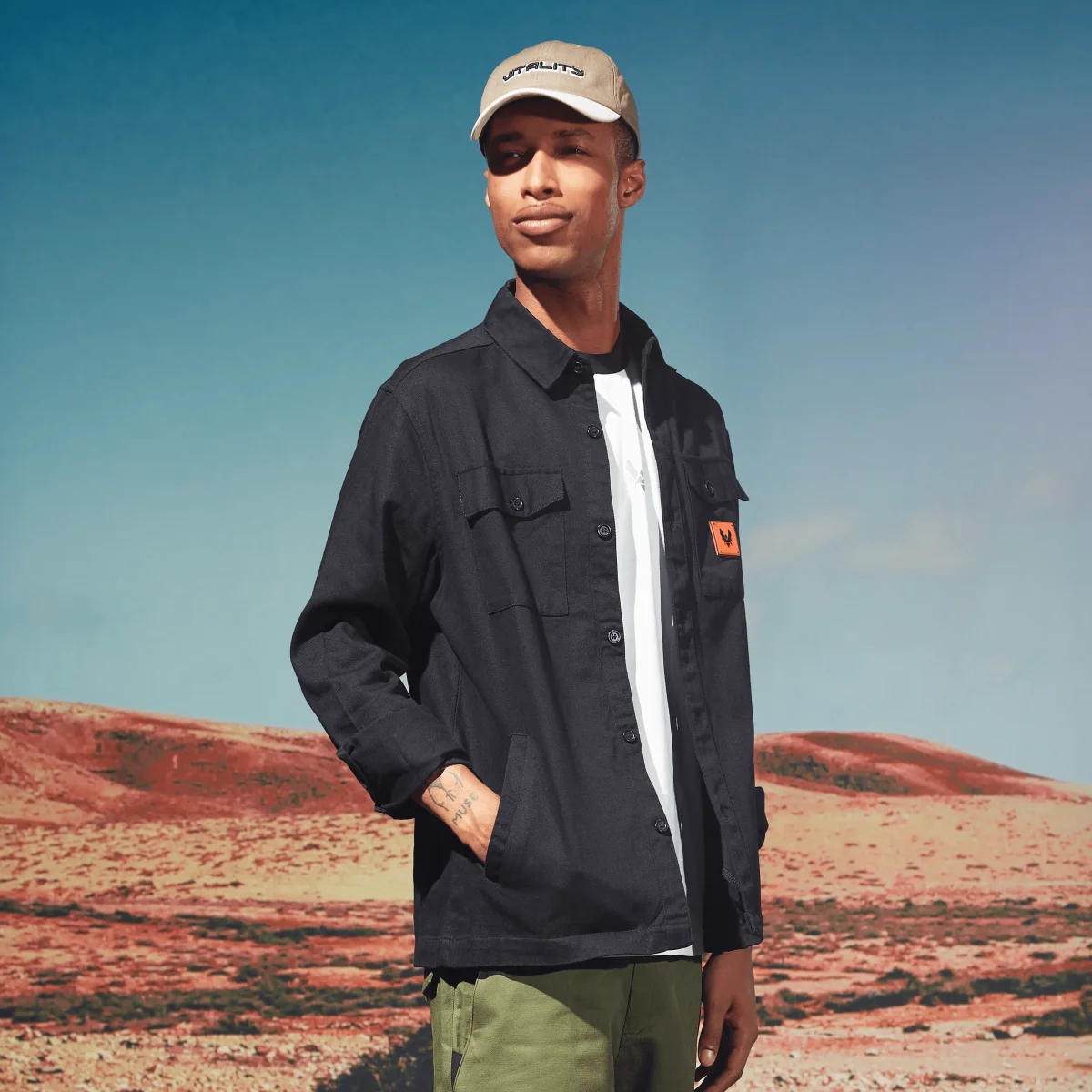 Surchemise Square noire – Image 4