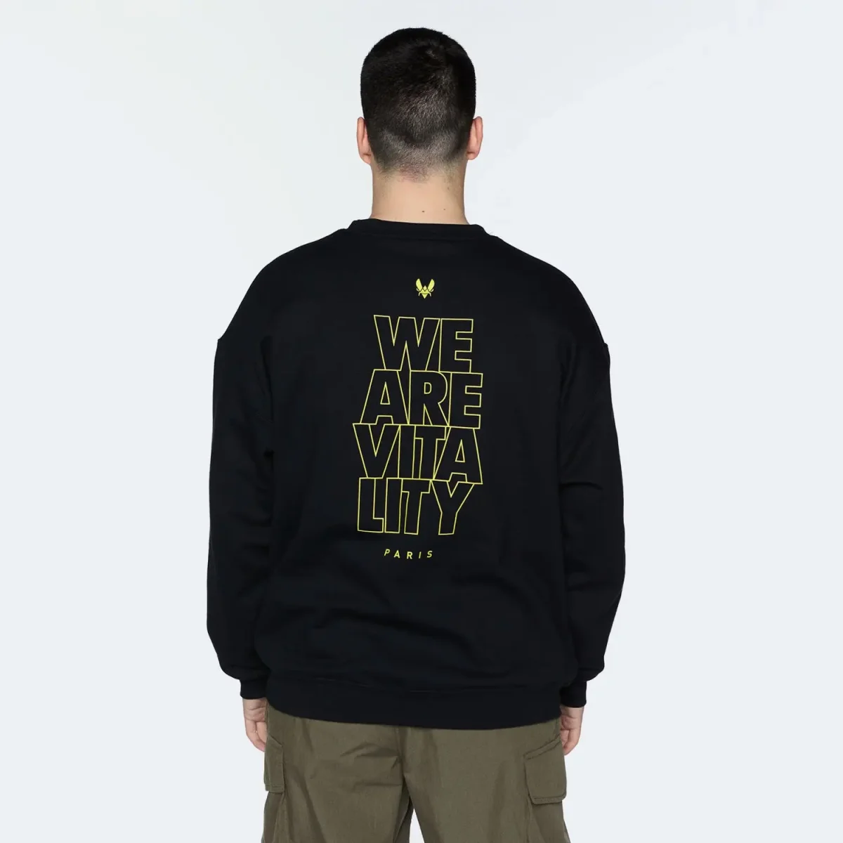 Crewneck Essentials Vitality noir – Image 3