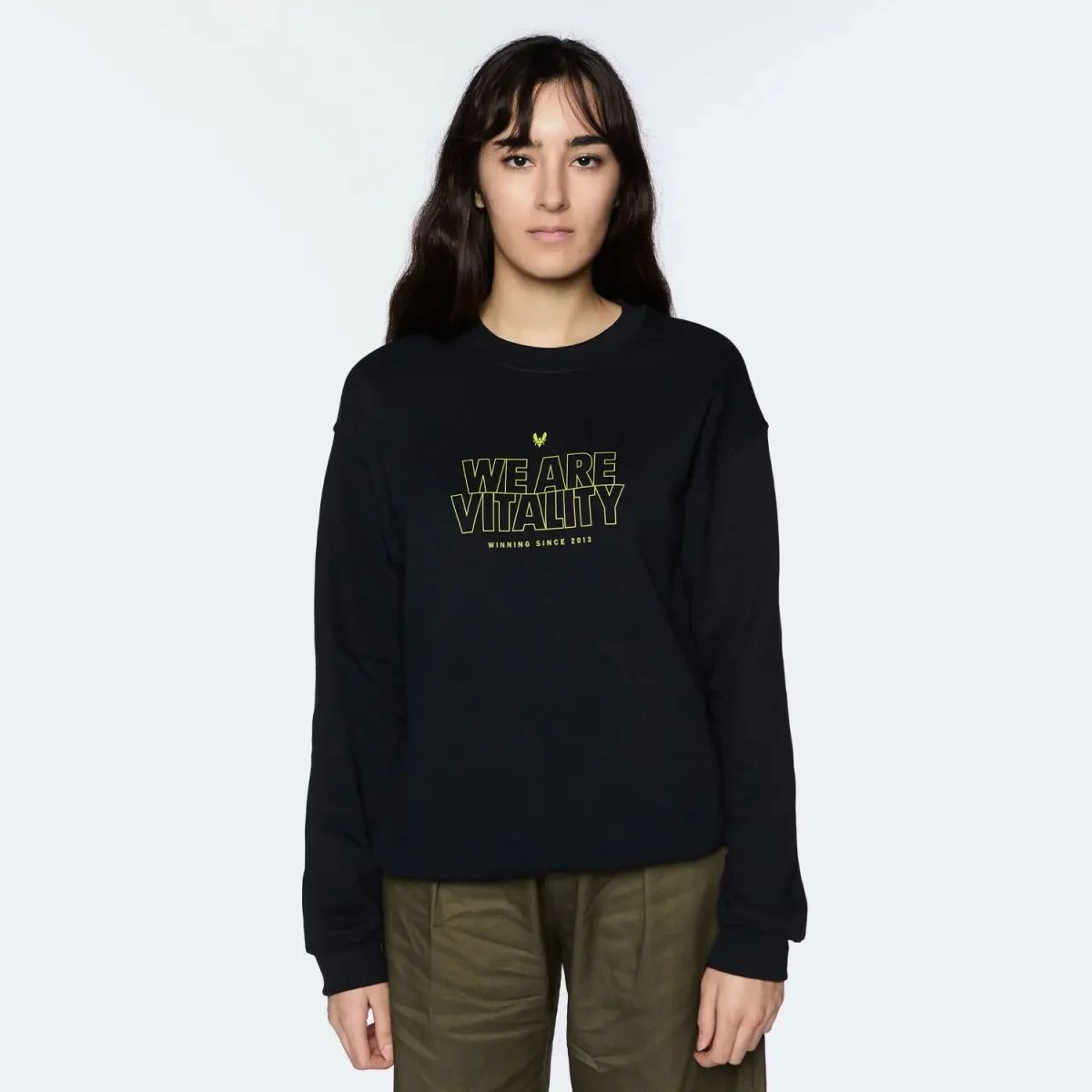 Crewneck Essentials Vitality noir – Image 4