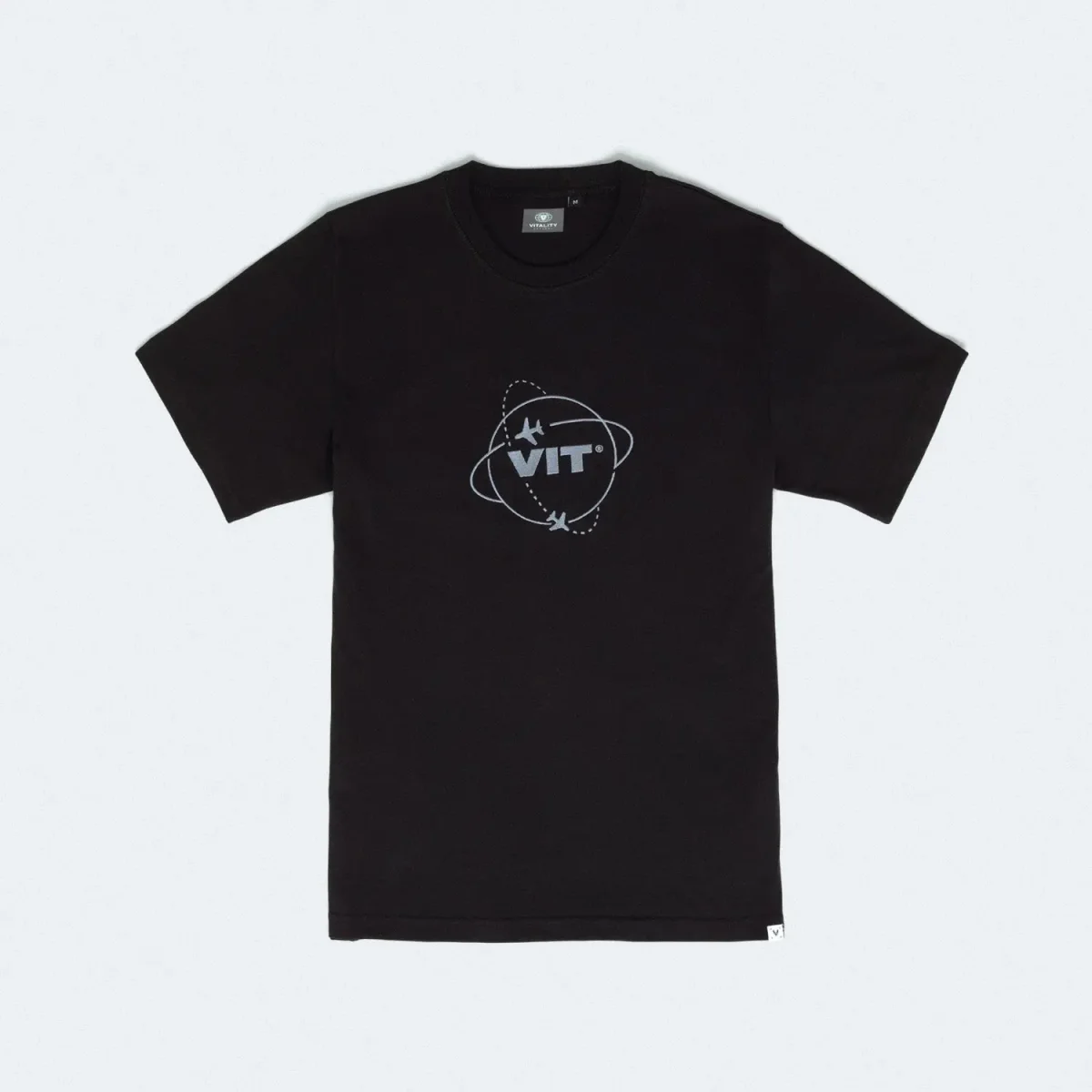 T-shirt Black Airline